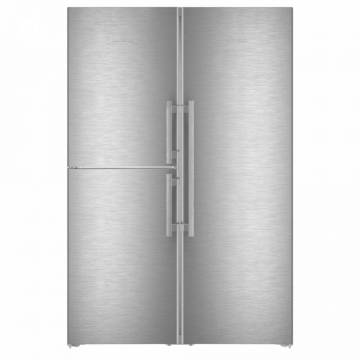 Side by side Liebherr XRCsd 5255, Clasa D, NoFrost, DuoCooling, IceMaker, H 185.5 cm, Inox