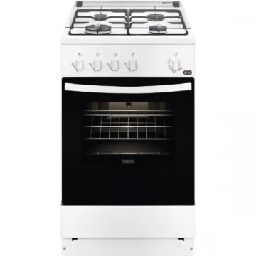 Aragaz Zanussi ZCG510D1WA, 4 arzatoare, Gaz, L 50 cm, Alb