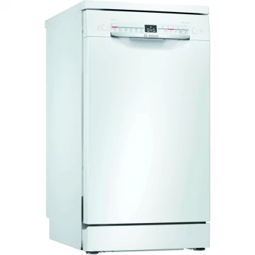 Masina de spalat vase Bosch SPS2HKW59E, 9 seturi, 6 programe, Home Connect, Clasa E, 45 cm, Alb