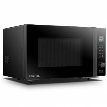 Cuptor microunde multifunctional 4-in-1 Toshiba MV-TC25TBK, 25 l, putere MW 1000 W, Afisaj digital, Grill 1100 w, Interior antibacterian, Inverter 4.0, Healty Air Fry, Iluminare LED, Negru
