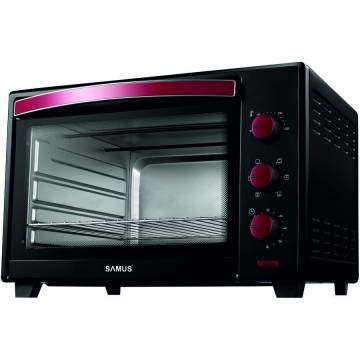 Cuptor electric Samus CS-45BC2, 2000 W, 45 litri, Convectie, Negru