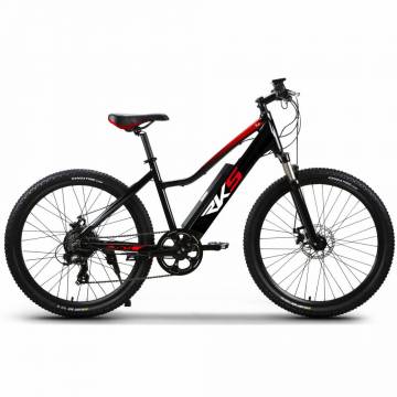 Bicicleta electrica RKS T7, 25 km/h, 36V, 21 viteze, Negru