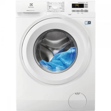 Masina de spalat rufe Electrolux EW6FN528W, 8 kg, 1200 rpm, Clasa C, Motor Inverter, Display digit LCD, SensiCare, TimeManager, Alb