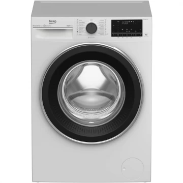 Masina de spalat rufe Beko B5WFU78418WB, 8 kg, 1400 RPM, Clasa A, AquaTech, HomeWhiz, Remote Control, SteamCure, AddXtra, Motor ProSmart Inverter,Downloaded Program, Alb