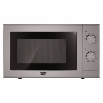 Cuptor cu microunde Beko MGC20100S, 20 L, 700 W, Mecanic, Grill, Timer, Silver