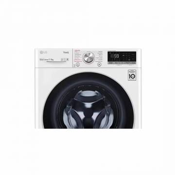 Masina de spalat rufe frontala slim cu uscator LG F2DV5S7S1E, Wi-Fi, 7/5 kg, 1200rpm, Clasa D/E, Alb