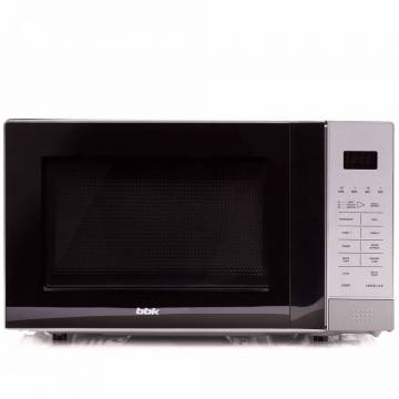 Cuptor microunde Premium BBK 20MWG-736S, Culoare gri, 20 L, Grill, 700 W