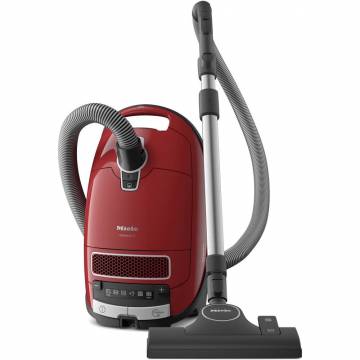 Aspirator cu sac Miele Complete C3 Power Line SGDF5, 890 W, 4.5 l, 77 dB, perie AllTeQ, Rosu