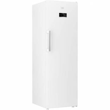 Congelator Beko B5RFNE314W, 286 l, 8 sertare, Clasa E, No Frost, Compresor ProSmart Inverter, Compartiment MaxStore, Usi reversibile, Rafturi usa, H 186,5 cm, Alb