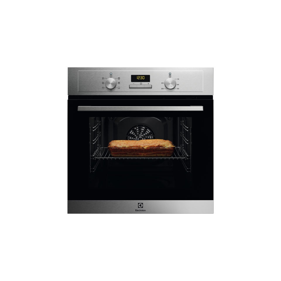 Cuptor electric incorporabil Electrolux Seria 300 EOH3H00BX, 65 l, 60 cm, Grill, Clasa A, Inox antiamprenta