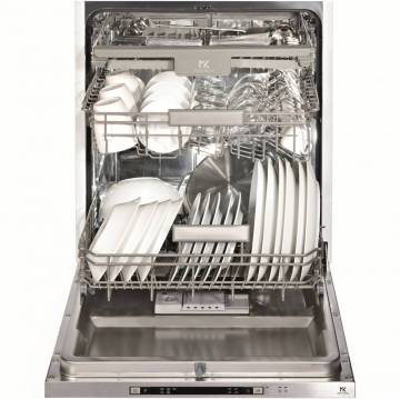 Masina de spalat vase Master Kitchen MKDW FI605314-ESLE, 14 seturi, 7 programe, 3 cosuri, Clasa E, Aquastop, 60 cm