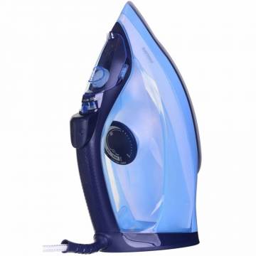 Fier de calcat Philips DST6008/20, 2600 W, debit abur 40 g/min, jet abur 220g, functie CalcClean, talpa ceramica, rezervor XL 550 ml, Albastru