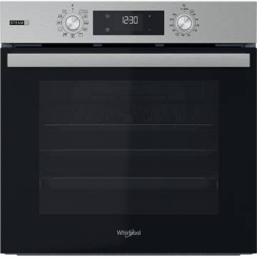 Cuptor incorporabil Whirlpool OMSR58CU1SX, Electric, Multifunctional, 71 l, Autocuratare catalitica, Display, Gatire aburi - Gentle Steam, Clasa A+, Inox