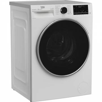 Masina de spalat rufe Beko B3WFU584110W, 8 kg, 1400 rpm, Clasa A, SteamTherapy, SteamCure, Recycled Tub, ProSmart Inverter Motor, Homewhiz through Bluetooth, AddXtra, Alb