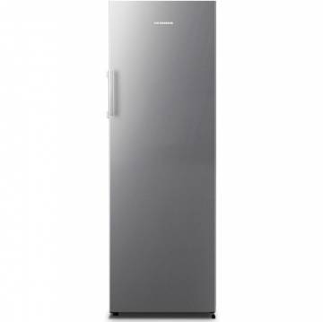 Congelator Heinner HFF-N194NFSF+, 194 l, 6 sertare, Clasa F, No Frost, Display interior, Control electronic, Alarma usa deschisa, H 169.1 cm, Argintiu