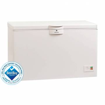 Lada frigorifica Arctic O40+, 360 L, Clasa A+, Fast Freezing, Securizare cu yala, Alb