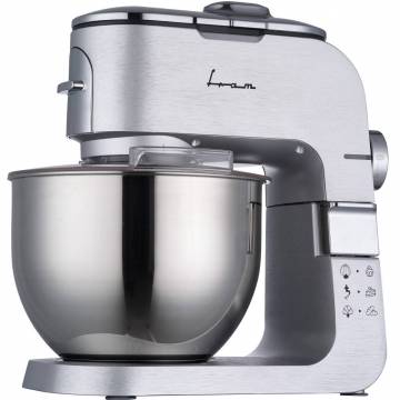 Mixer planetar FRAM FPM-K1500M, 1500W, bol inox 6L, 6 viteze si functie Pulse, Argi