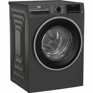 Masina de spalat rufe Beko B3WFU5721M, 7 kg, 1200 rpm, Clasa A, SteamCure, Recycled Tub, ProSmart Inverter Motor, Homewhiz, AddXtra, Manhattan Gray