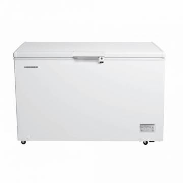 Lada frigorifica Heinner HCF-371CNHF+, 371 l, Control electronic, Sistem Convertibil, Clasa F, Alb