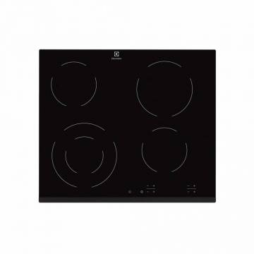 Plita incorporabila Electrolux EHF6241FOK, Vitroceramica, 4 Zone, Touch control, 60 cm, Negru