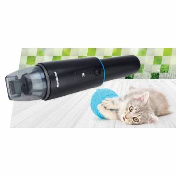 Aspirator de mana Heinner Blackstone HHVC-D7.2BK, 70 w, acumulator li 7.2v, putere absorbtie 5 kpa, indicator led, capacitate recipient praf 50 ml, autonomie 12 min, durata incarcare 3 ore, adaptor USB, accesorii perie 2 in 1, negru