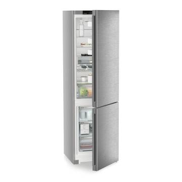 Combina frigorifica Liebherr CNsda 5723 Plus, NoFrost, EasyFresh, 371 l, 201.5 сm, Classa А, Silver, SmartSteel