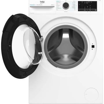 Masina de spalat rufe Beko BM3WFU410415WB, 10 kg, 1400 rpm, Clasa A, Motor ProSmart Inverter, EnergySpin, ColdWash, SteamCure, Alb
