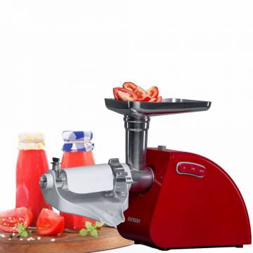 Masina de tocat Oursson MG5530/RD, 1500 W, 1.9 kg/min, Accesorii incluse, Rosu