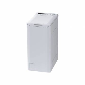 Masina de spalat rufe Candy, CSTG282D2/1-S, Smart cu incarcare verticala, 8 Kg, 16 Programe, Clasa D, Alb