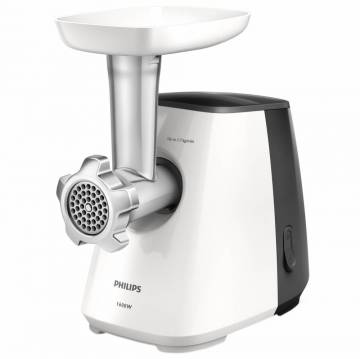 Masina de tocat carne Philips HR2712/30, 1600W, 1.7 kg/min, Alb/Negru