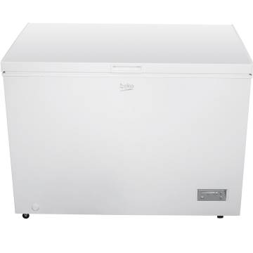 Lada Frigorifica Beko CF316EIWN, 308 l, Clasa E, Conditii extreme, Panou de control cu leduri, Alb