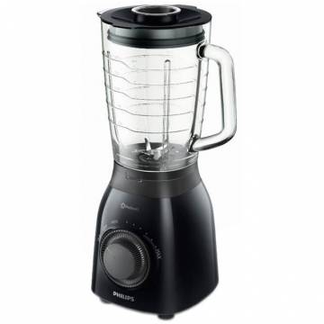 Blender Philips Daily Collection HR2173/90, 600 W, 1.5 l, Variospeed, Pulse, Negru