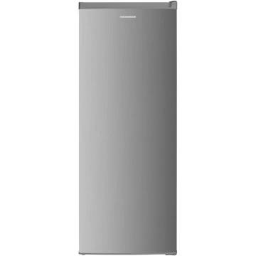 Congelator Heinner HFF-HM168SE++, 168 l, Control mecanic, 5 sertare, H 142.6 cm, Clasa E, Argintiu
