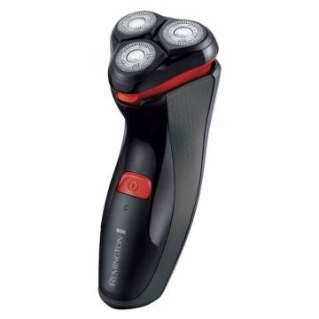 Aparat de ras Remington Power Series Aqua Pro PR1370, Li-Ion, 3 capete anti-microbiene, Wet&Dry, Cap Comfort Pivot, Active Contour, Negru/Gri