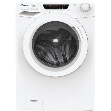 Masina de spalat rufe Candy HES14104TWM6/1-S, 10 kg, clasa A, motor Inverter, 1400 rpm, Steam, conectivitate WiFi/ hOn app, Quick & Clean tehnology, Alba