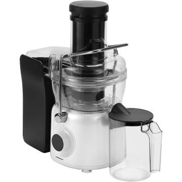 Storcator de fructe Heinner Pearlwhite HSF-K1000DCWP, 1000W, motor DC, viteza variabila, recipient pulpa 1L, filtru inox, tub larg alimentare 84mm, alb perlat