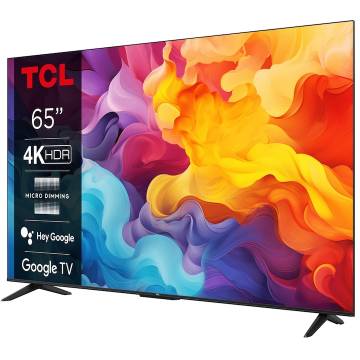 Televizor TCL LED 65V6B, 164 cm, Smart Google TV, 4K Ultra HD, Clasa E