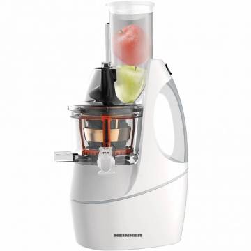 Storcator de fructe si legume cu melc Heinner HSJ-710H, 240 W, 60 RPM, Alb