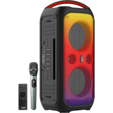 Boxa Portabila Akai Party Speaker 400, 60W, USB, micro-SD, Negru