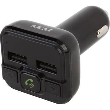 Modulator FM AKAI FMT-20BT, kit pentru masina cu USB, card SD, Bluetooth si handsfree