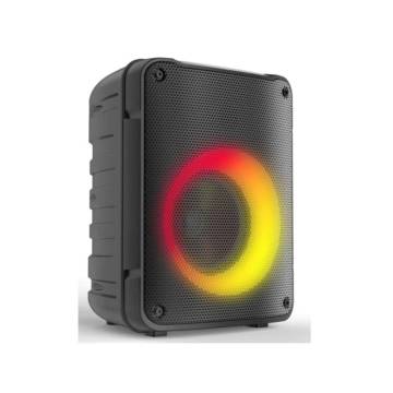 Boxa portabila activa Akai ABTS-V10, 10 W, Bluetooth 5.0, efect de lumini, Negru