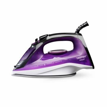 Fier de calcat cu abur, Zelmer, ZIR1515, 2400W, 0-30 g/min, Rezervor apa 280 ml, Mov