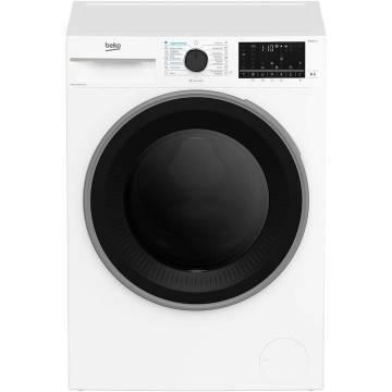 Masina de spalat rufe cu uscator Beko B5DFT59442W, Spalare 9 kg, Uscare 6 kg, 1400 RPM, Clasa A, HygieneTherapy, SteamCure, HomeWhiz, ProSmart Inverter Motor, AddXtra, Alb