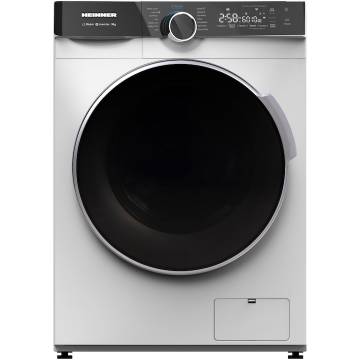 Masina de spalat rufe Heinner HWM-M914IVKA+++, 9kg, 1400rpm, clasa A, motor inverter, 14 programe, control touch, display digital, Alb