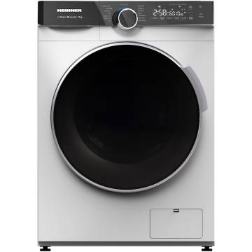 Masina de spalat rufe Heinner HWM-M1014IVKA+++, 10kg, 1400rpm, clasa A, motor inverter, 14 programe, Alb