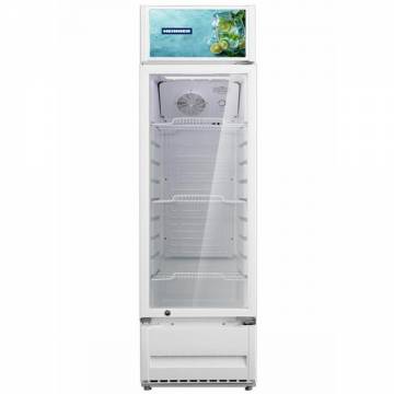 Vitrina frigorifica HEINNER HSC-M213WHB, 213 l, Clasa B, 204 sticle (330 ml), Lumina LED, 3 rafturi, H 174.7 cm (Alb)