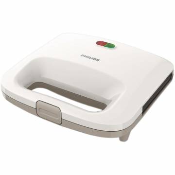 Sandwich-Maker Philips Daily Collection HD2392/00, 820 W, Alb/Bej
