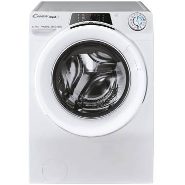 Masina de spalat rufe Candy Rapid'O RO 1486DWMCT/1-S, 8 kg, 1400 RPM, Clasa A, Steam, Motor Speed Drive Inverter, Conectivitate Wi-Fi/hOn app, Quick&Clean Technology, Alb