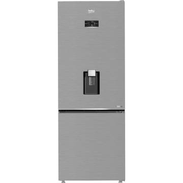 Combina frigorifica Beko B3RCNE564HDXB1, No Frost, 490 l, Mod Vacanta, Touch Control, Iluminare LED, Culoare Inox, Clasa E