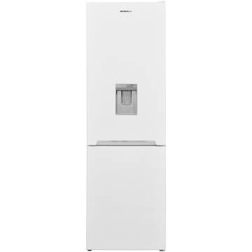 Combina frigorifica Heinner HCNF-V291WDE++, 294 l, No Frost, Clasa E, Dozator de apa, Display interior, Control electronic, Iluminare LED, Alara usa deschisa, H 186 cm, Alb